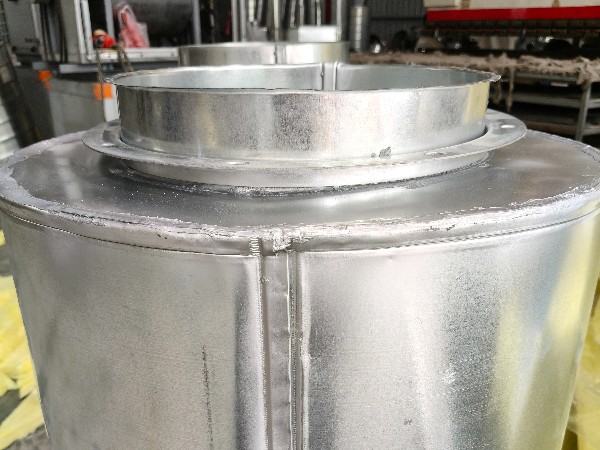 風管消音器304不銹鋼/鍍鋅風機出口消音箱工業管道降噪